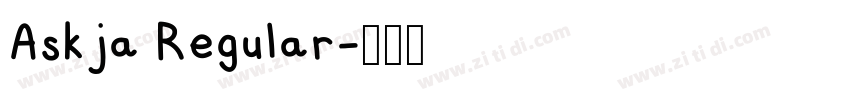 Askja Regular字体转换